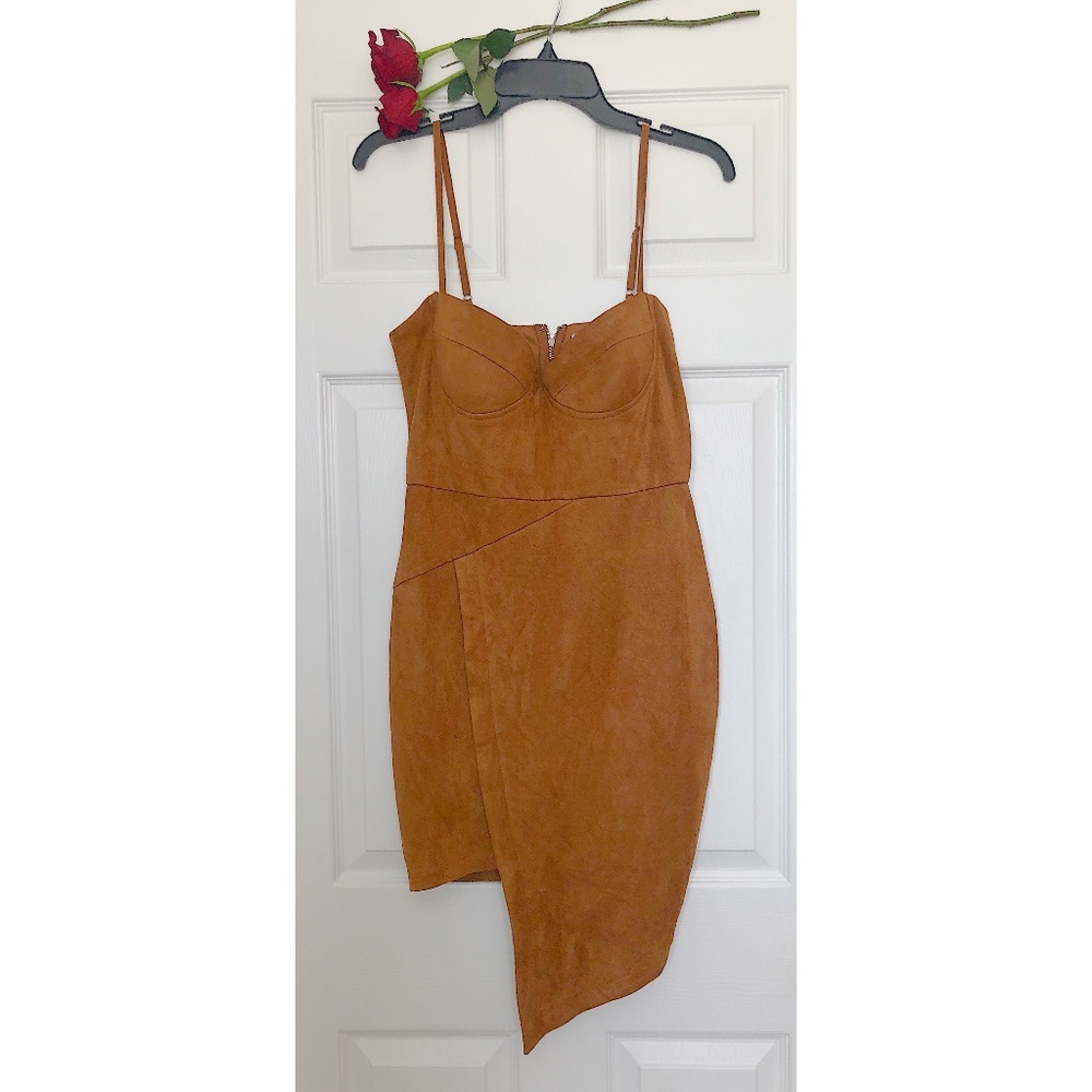 Whole Lotta Lovin' Dress Fashion Nova Camel Color